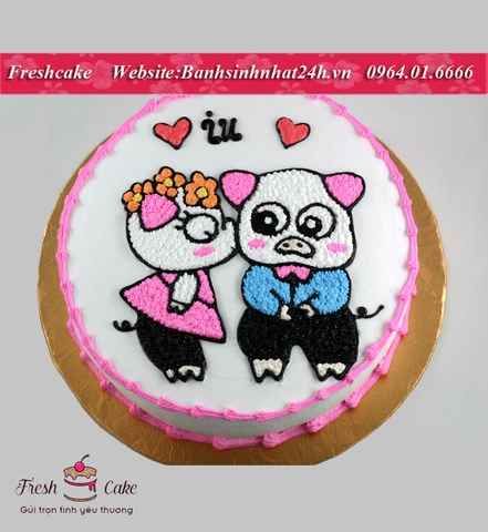 Bánh sinh nhật cầu hôn dành cho các cặp đang yêu nhau [MS:0634]