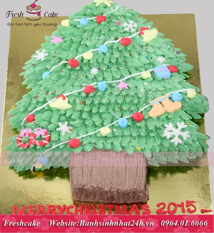 Bánh sinh nhật cây thông Noel [MS:1027]
