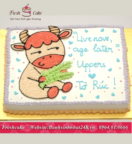Bánh con trâu (nghé) cầm cây trúc [MS:0320]