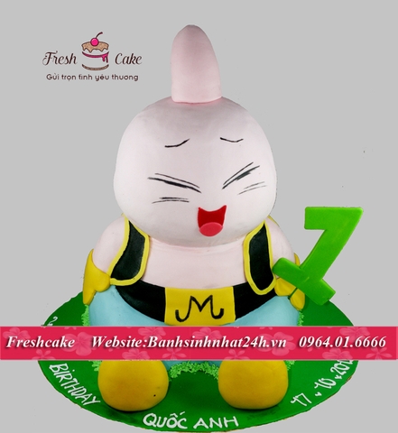 Bánh sinh nhật dựng hình Ma bư trong bảy viên ngọc rồng [MS:0837]