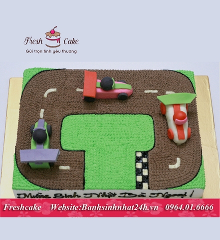 Bánh sinh nhật đường đua công thức 1 - F1 [MS:1184]
