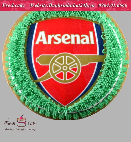 Bánh sinh nhật in ảnh logo Arsenal [MS:1257]