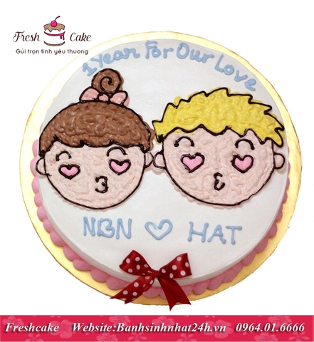 Bánh sinh nhật kỷ niệm tình yêu [MS:1311]