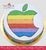 Bánh sinh nhật vẽ Logo quả táo cắn dở Apple [MS:1484]
