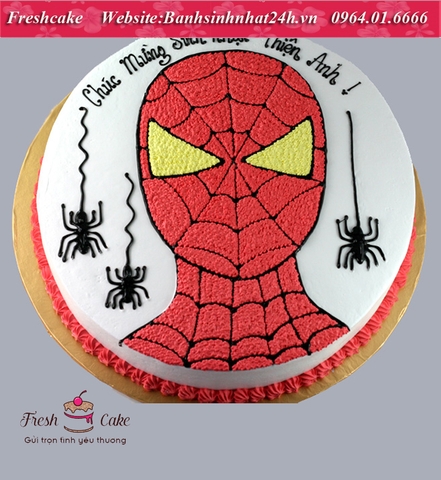 Bánh sinh nhật người nhện SpiderMan [MS:1575]