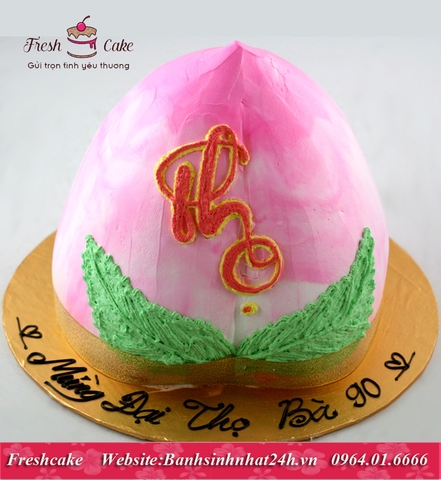 Bánh sinh nhật 3D quả đào tiên mừng [MS:1631]