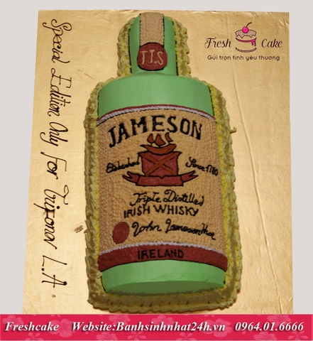 Bánh chai rượu Jameson Irish Whiskey dành cho phái mạnh [MS:0586]