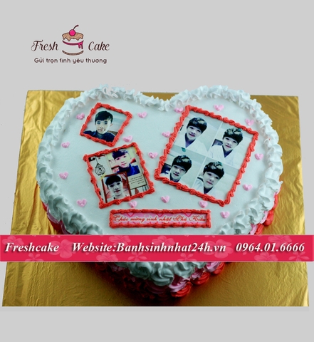 Bánh sinh nhật in ảnh thể hiện tình cảm [MS:0901]