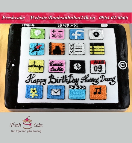 Bánh sinh nhật hình ipad 4 [MS:1674]