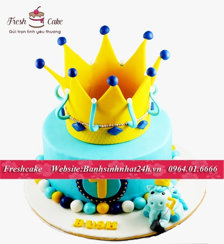 Bánh vương miện vàng tặng các hoàng tử nhỏ [MS:0536]