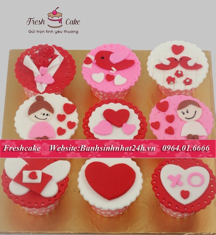 Cupcake tình yêu lung linh [MS:1475]