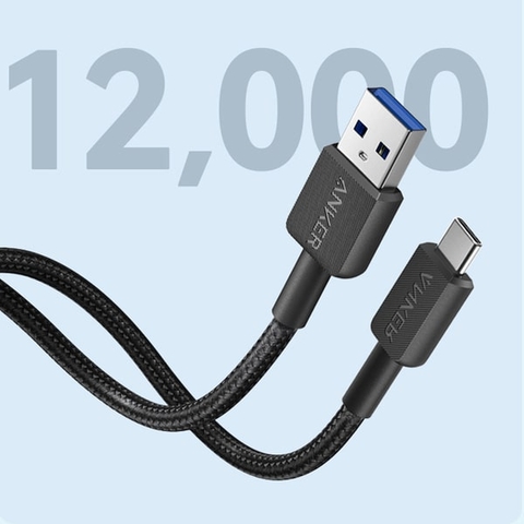 CÁP ANKER 322 USB-A TO USB-C 1.8M - A81H6