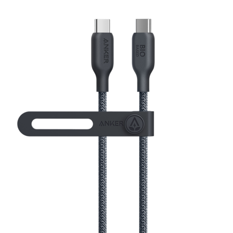 CÁP SẠC NHANH ANKER BỌC DÙ BIO-BRAIDED USB-C TO USB-C 240W 0.9M - A80E5
