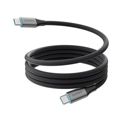 Cáp Sạc Nhanh Cuktech USB-C To USB-C 6A 240W Hít Từ Tính – CMC610