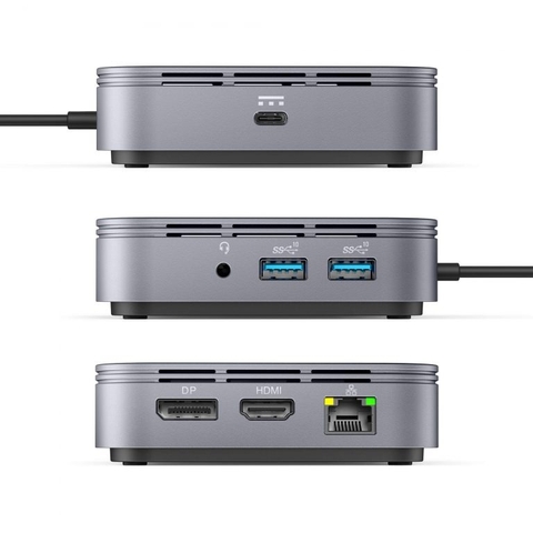 Cổng Chuyển Di Động Đa Cổng HYPERDRIVE Thunderbolt 3 Dock HDTB3TD