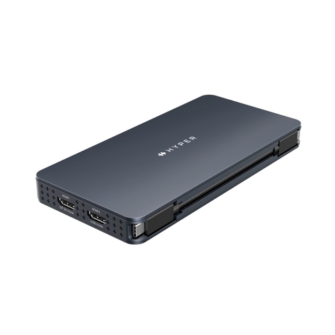 Cổng Chuyển HyperDrive Next 10 Port USB-C (2 Màn Hình) Cho Macbook M1/M2/M3 - HD7001GL