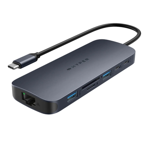 Cổng Chuyển HYPERDRIVE NEXT 11 Port Dual 4K60HZ HDMI USB-C – HD4006GL