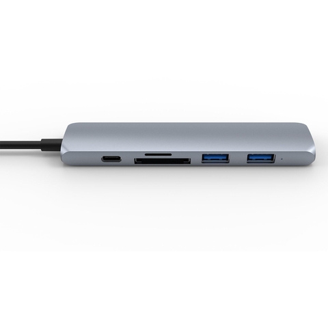 Cổng Chuyển HyperDrive BAR 6 IN 1 USB-C Hub HD22E