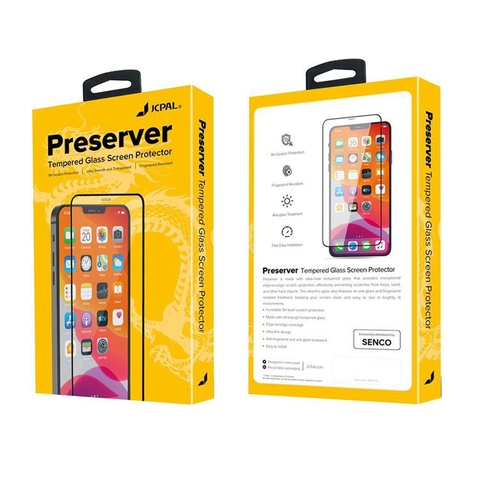 Miếng dán cường lực JCPAL PREMIUM PRESERVE (2.5D) cho iPhone 12 Mini | 12 | 12 Pro | 12 Pro Max