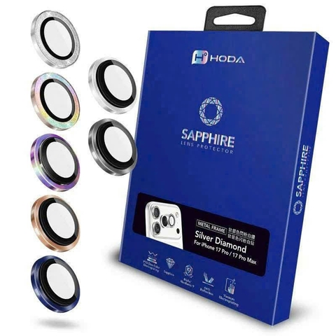 Miếng dán bảo vệ camera HODA Sapphire cho iPhone 17 Pro và 17 Pro Max