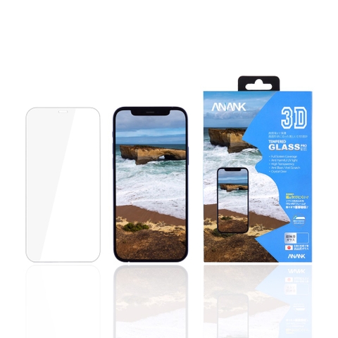 Miếng dán cường lực ANANK 3D Curved Clear cho iPhone 13 Series