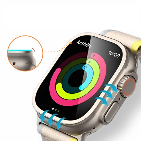 Miếng dán cường lực DEKEY 3D Kính Trong cho Apple Watch Ultra 49mm