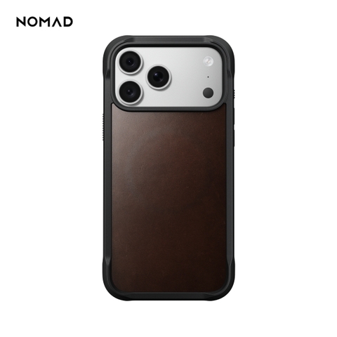 Ốp lưng NOMAD iPhone 18 Pro Max Rugged Leather Horween