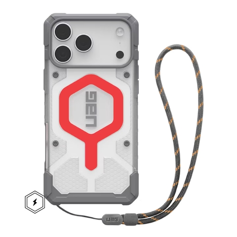 Ốp lưng UAG iPhone 18 Pro Pathfinder Clear có Magsafe (Kèm Dây Đeo)
