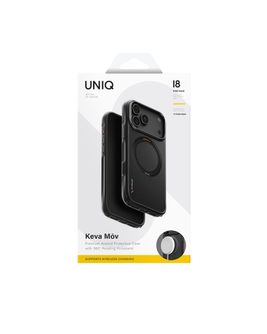 Ốp lưng UNIQ HYBRID iPhone 18 Pro Max Magclick Charging KEVA MOV