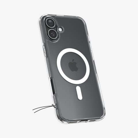 Ốp Lưng iPhone 16 PLUS SPIGEN Crystal Hybrid Magfit White