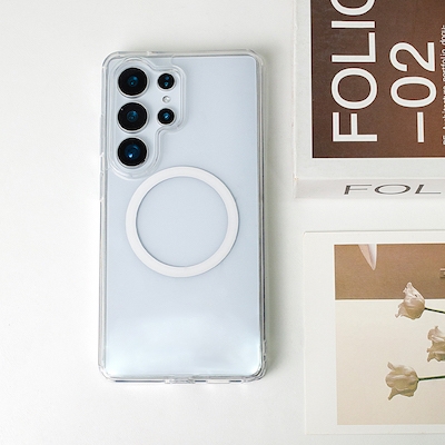 Ốp Lưng Magsafe MIPOW QI2 Samsung Galaxy S26 Ultra Tempered Transparent (BAYER GERMANY) – MGCS26