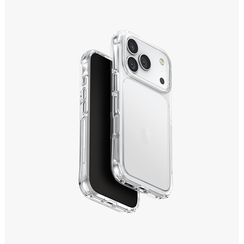Ốp lưng UNIQ HYBRID iPhone 17 Pro Max LIFEPRO XTREME CRYSTAL CLEAR