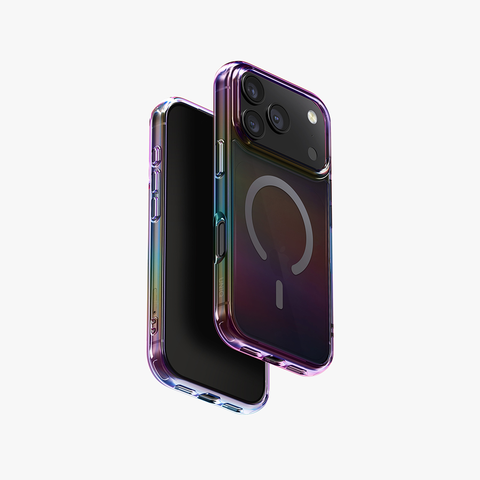 Ốp lưng UNIQ HYBRID iPhone 17 Pro Max Magclick Charging IRIDESCIA