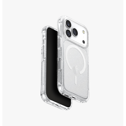 Ốp lưng UNIQ HYBRID iPhone 17 Pro MAGCLICK CHARGING LIFEPRO XTREME TINSEL LUCENT