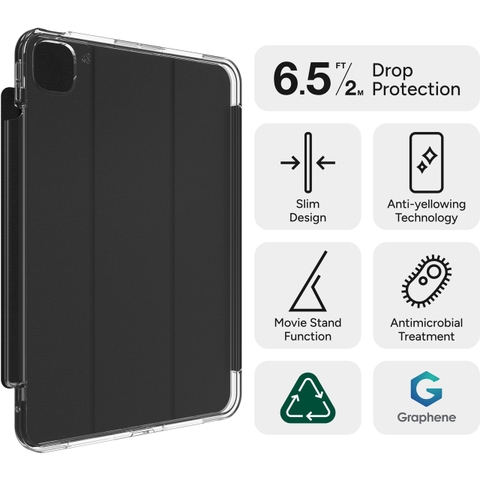 Ốp lưng ZAGG Crystal Palace Folio cho iPad Pro 13 inch (M4 2024)