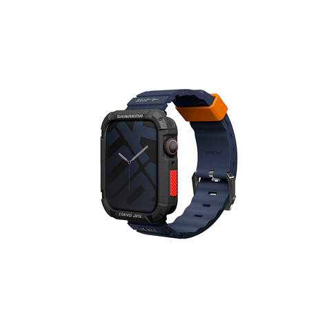 Ốp kèm dây đồng hồ APPLE WATCH SKINARMA SHOKKU 44/45/46mm