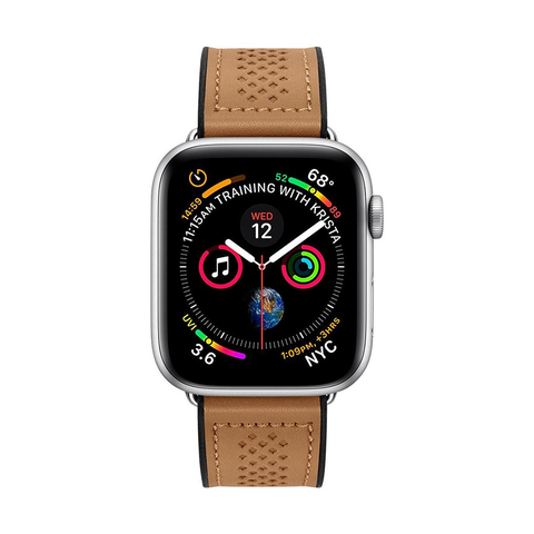 Dây đồng hồ SPIGEN Apple Watch (38/40/41mm) Watch Band Retro Fit Brown
