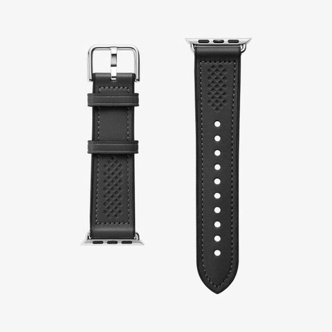 Dây đồng hồ SPIGEN Apple Watch (42/44/45mm) Watch Band Retro Fit Black