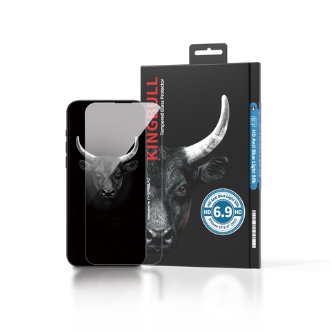 Miếng Dán Cường Lực Mipow Kingbull HD Anti Blue Light Premium Silk iPhone 17 Series