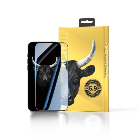 Miếng dán Cường Lực Sapphire Mipow Kingbull SapphireX HD Premium iPhone 17 Pro Max