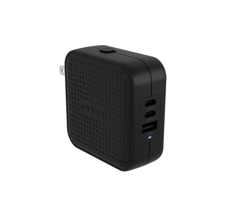 Sạc HYPERJUICE 70W USB-C Gan Travel Charger (Gồm Bộ Chuyển Đổi UK/EU/AU Và Adapter Nối Dài) HJ1003