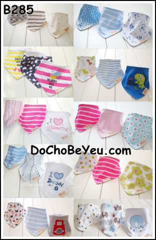 Set 3 yếm ấm cổ Mom's Care