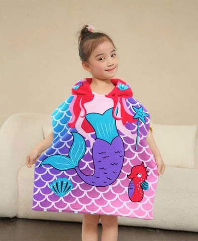 Áo choàng tắm cho bé đi biển-đi bơi