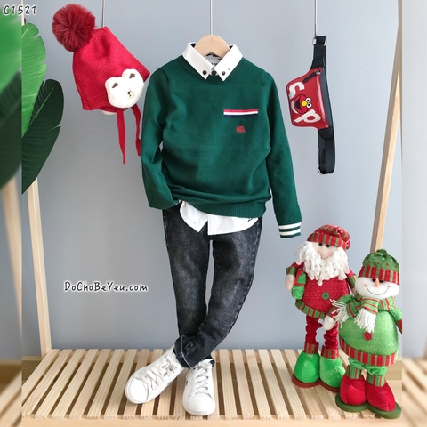 Áo len bé trai size đại