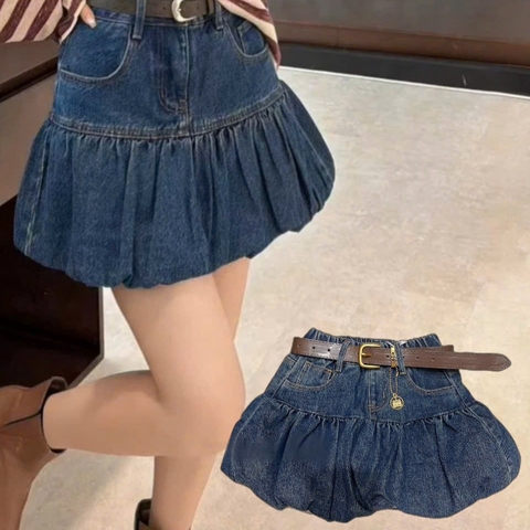 Chân váy jean, kaki cho bé gái 2 đếm 10-12 tuổi