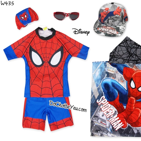 Bộ bơi rời  bé trai spiderman