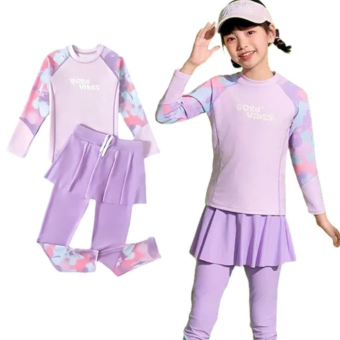 Đồ bơi trẻ em tay dài, quần dài size đại TPHCM
