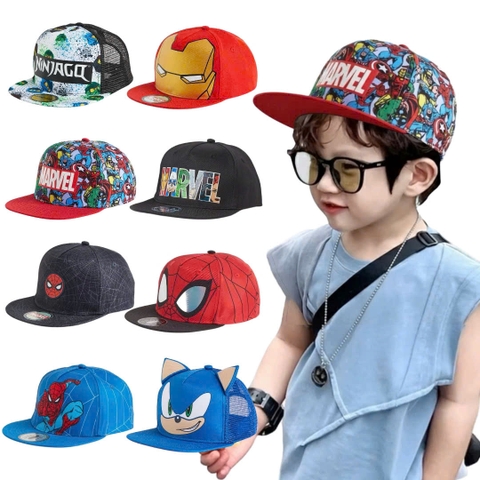 Mũ nón cho bé trai xuất khẩu 1-2-3-4-5-6-7 tuổi