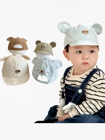 Mũ nón vành mềm cho bé trai bé gái sơ sinh 6 tháng đến 1-2 tuổi