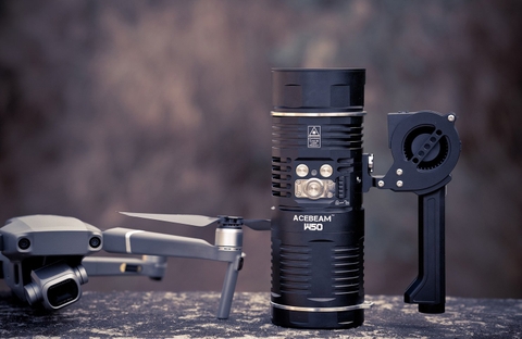 [HÀNG ĐẶT TRƯỚC] Đèn pin ACEBEAM W50 đặc chủng chiếu siêu xa 4000m chức năng zoom tự động